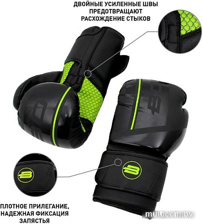 Перчатки для единоборств BoyBo B-Series BBG400 (16 oz, зеленый)