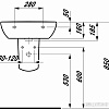 Умывальник Laufen PRO 810951 55x44