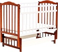 Детская кроватка Bambini 03 (светлый орех/белый)