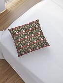 Чехол на подушку JoyArty Новогодние деревянные игрушки sl_290637