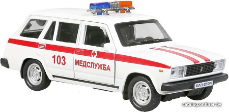 Легковой автомобиль Технопарк ВАЗ-2104 Жигули Скорая Помощь 2104-12SLAMB-WH
