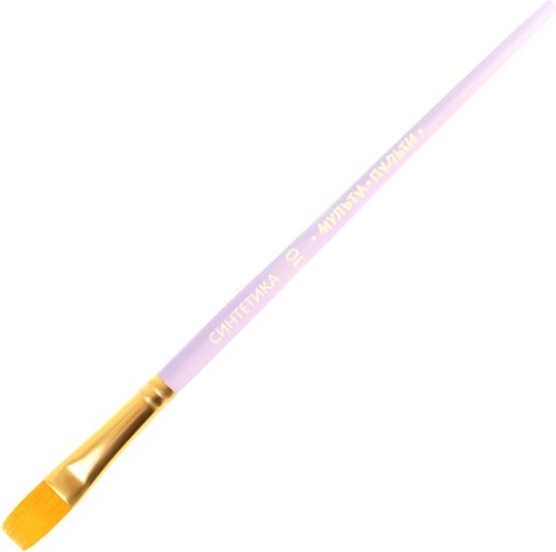 Кисть для рисования Мульти-пульти Синтетика №10 BS_37661 (плоская)