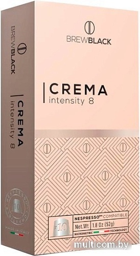 Кофе в капсулах BrewBlack Crema 10 шт