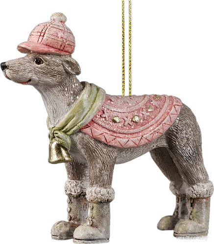 Елочная игрушка Erich Krause Decor. Собака в кепи 62466