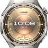 Умные часы Huawei Watch GT 6 Pro 46 мм (серебристый, с коричневым плетеным ремешком, международная версия)