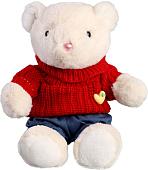 Классическая игрушка Milo Toys Little Friend Мишка в красном свитере 9905638