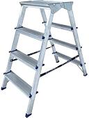 Лестница-стремянка Алюмет ADK 6204 (2x4 ступени)