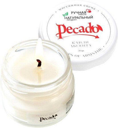 Массажная свеча Pecado Капли Абсента (30 мл)