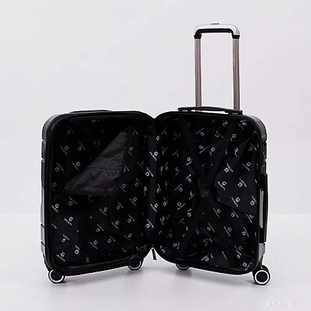 Чемодан-спиннер VALIGETTI 338-2801/3-20DGR (серый)