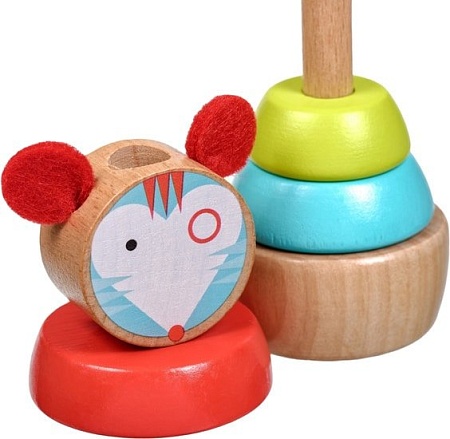 Пирамидка Lucy & Leo Мышка LL154