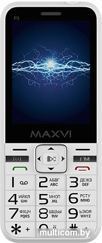 Мобильный телефон Maxvi P3 (белый)