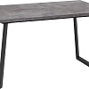 Кухонный стол Мамадома Loft-140 раздвижной 140-180х85 (дымчатая керамика/черный)