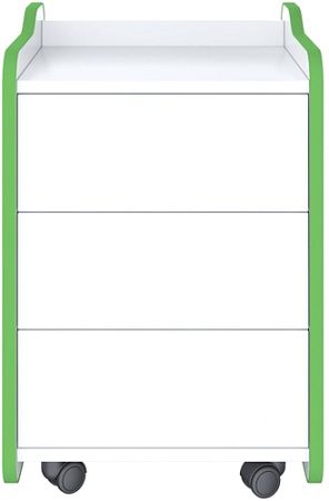 Тумба VMM Game Case 40 White Green CS-1WEGN (зеленый/белый)