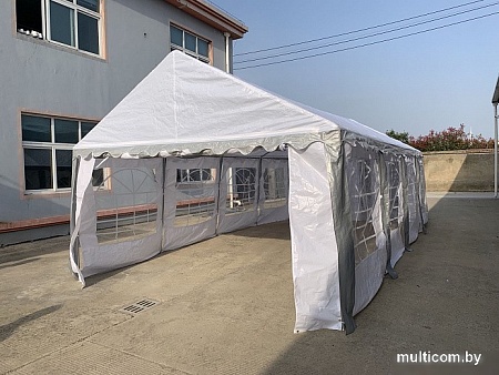 Тент-шатер Sundays Party 4x8 м (белый/серый)