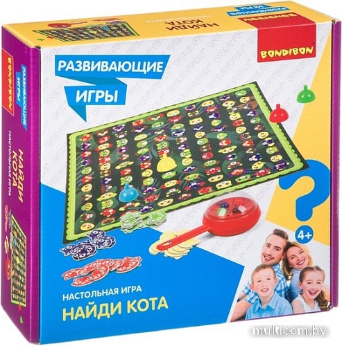 Развивающая игра Bondibon Найди кота ВВ4510