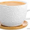 Чашка с блюдцем Elan Gallery Розы 540291