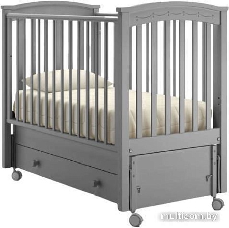 Классическая детская кроватка Nuovita Perla Solo Swing (муссон)