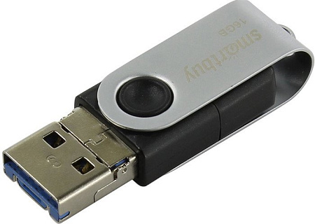 USB Flash Smart Buy Double 16GB (черный)