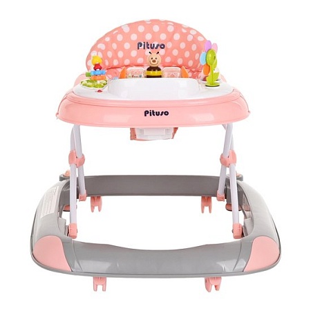 Ходунки Pituso Пчелка W1121PB8 (серый/коралл)