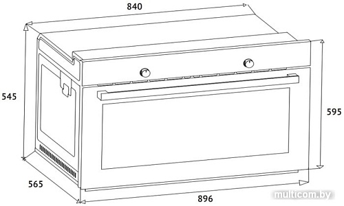Электрический духовой шкаф Korting OKB 5189 SX