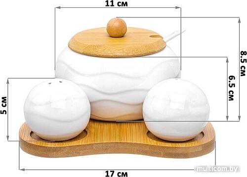 Набор для специй Elan Gallery Айсберг волны 540373