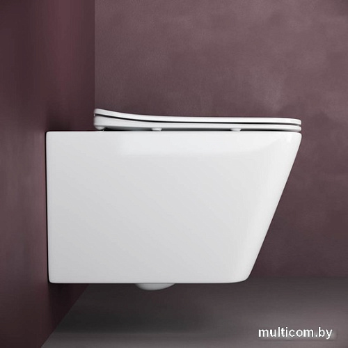 Унитаз подвесной Ceramica Nova Metric Rimless CN3007