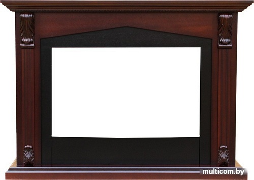 Электрокамин Smolcom Praga FS33/FS33W (махагон коричневый антик)