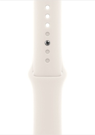 Умные часы Apple Watch SE 3 44 мм (алюминиевый корпус, звездный свет/звездный свет, спортивный силиконовый ремешок S/M)