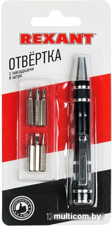 Отвертка с набором Rexant 12-4705