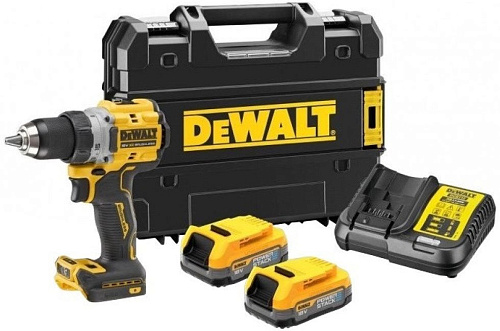 Дрель-шуруповерт DeWalt DCD800E2T (с 2-мя АКБ, кейс)