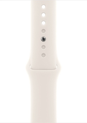 Умные часы Apple Watch SE 3 44 мм (алюминиевый корпус, звездный свет/звездный свет, спортивный силиконовый ремешок S/M)