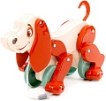 Игрушка-каталка Полесье Собака Боби 48701 (белый/коричневый)
