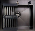 Кухонная мойка Berge 5045 premium Nano Black (черный)