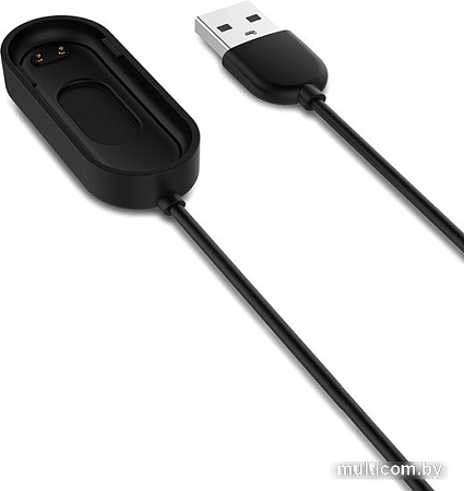 Зарядный кабель Volare Rosso Mi Band 4 (черный)