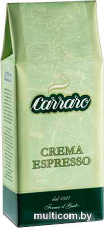 Кофе Carraro Crema Espresso в зернах 1000 г