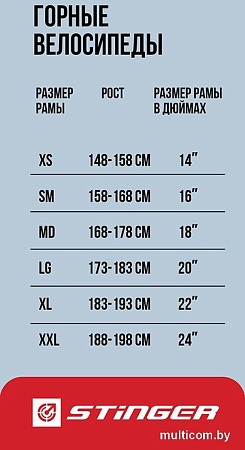 Велосипед Stinger Element 29 M 2025 (синий)