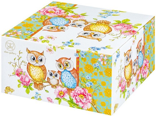 Блюдо Elan Gallery Совушки 420238