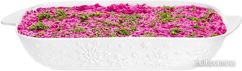 Блюдо Elan Gallery Снежинки 540586