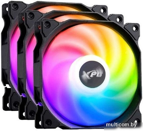 Вентилятор для корпуса ADATA XPG Vento 120x3 ARGB PWM (черный)
