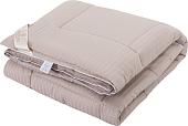 Одеяло АртПостель Облегченное 1.5сп 140x205 5154 (страйп-сатин/овечья шерсть)