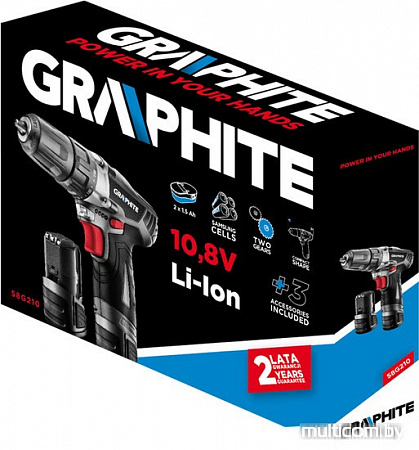 Дрель-шуруповерт GRAPHITE 58G210