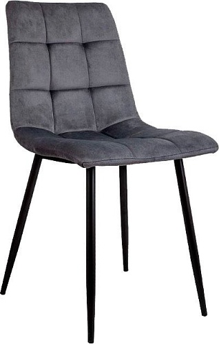 Стул AksHome Dallas (серый велюр 14/черный)