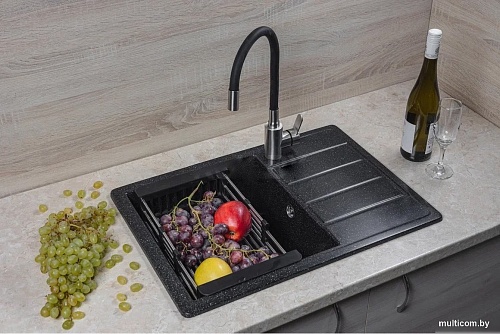 Кухонная мойка Marblan Recta L (черный)