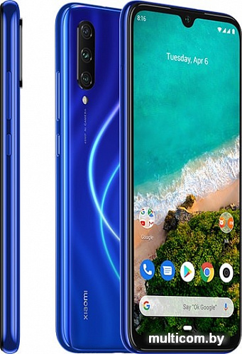 Смартфон Xiaomi Mi A3 4GB/128GB (синий)