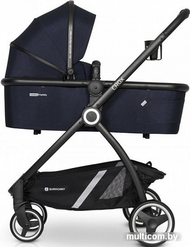 Универсальная коляска Euro-Cart Crox 2020 (2 в 1, cosmic blue)