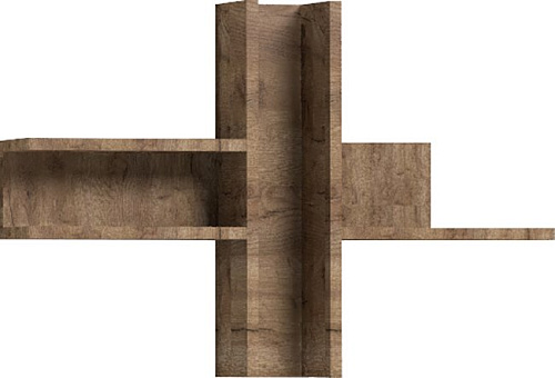 Полка Глазов Кристи (дуб табачный craft)