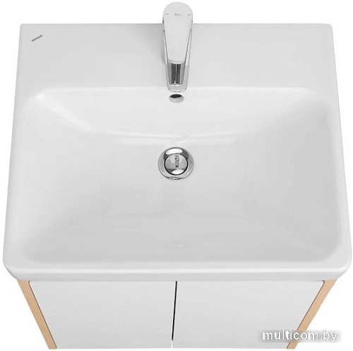 Акватон Тумба под умывальник Сканди Doors 55 1A278801SDB20 (белый/дуб верона)