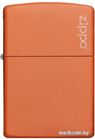 Зажигалка Zippo Orange Matte with Zippo Logo [231ZL-000023]