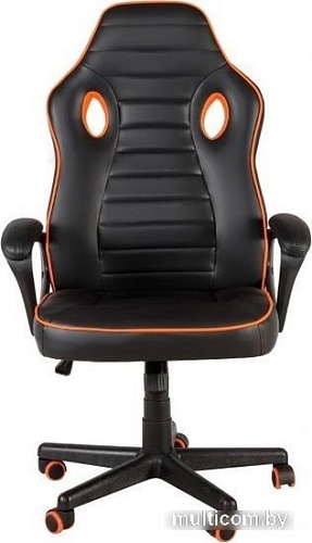 Кресло Меб-ФФ MF-3041 (черный/оранжевый)