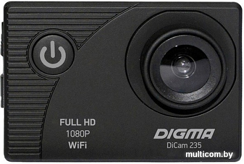 Экшен-камера Digma DiCam 235 (черный)
